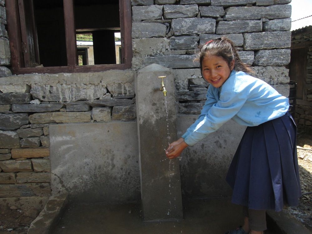 Supplying the First Drinking Water in Chhamkhu Village