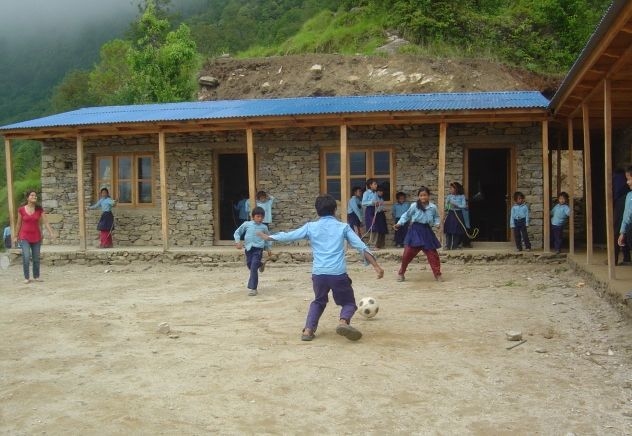 Building the First Proper Classroom in Tartong, Helambu