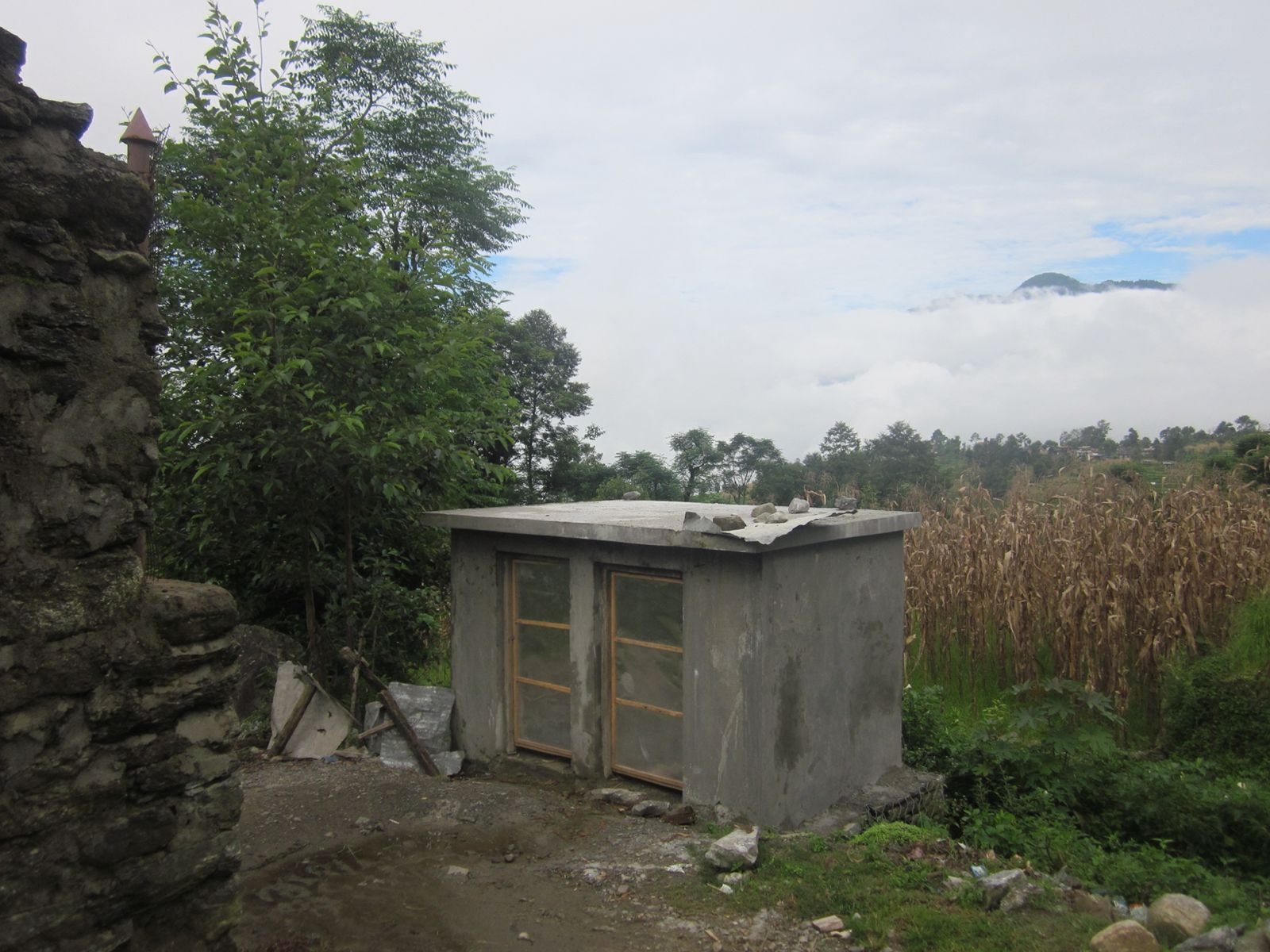 Building the First Toilet Facility at Gunsa