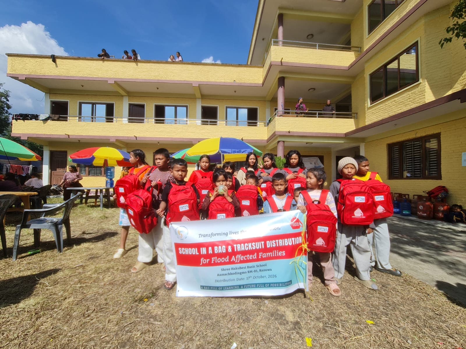 The educational recovery for flood affected begins at HELP: Schoolinabag programme